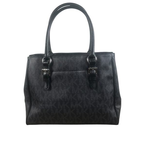 MICHAEL KORS Jet Set MK Signature Work Tote Bag Office Travel Busines Clasic EUC - Picture 4 of 15